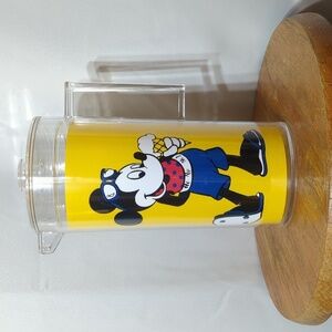 The Walt Disney Co Mickey Mouse Pitcher Plastic Juice Carafe Beach Swim design